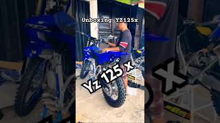 Unboxing Yamaha Yz125x yz125x yamaha trabasadventure [upl. by Nylaret]