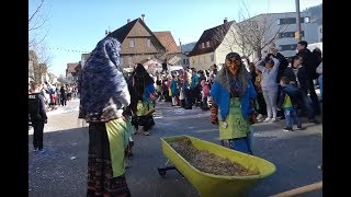 Schella Hexa Rudersberg beim Fasnetsumzug in Lorch [upl. by Montgomery]