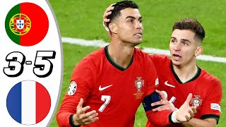 Portugal vs France 00 Pen 35 All Goals amp Highlights  2024 [upl. by Notseh]