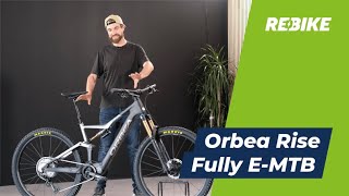 Bereit für den Trail Das Orbea Rise Fully EBike im Test  Rebikecom [upl. by Rehpotsirahc]