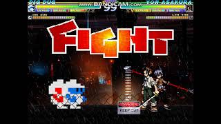 MUGEN Request Dig Dug X2 Vs Yoh Asakura amp Len Tao [upl. by Oicapot]