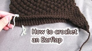 SIMPLE way to ADD an Ear Flaps onto ANY Hat or Beanie  BEGINNER Crochet made EASY [upl. by Roxanne]