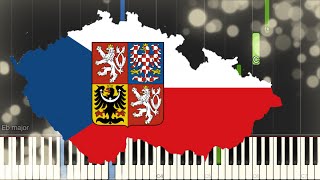 National Anthem of Czech Republic  Kde Domov Muj  Piano Tutorial [upl. by Ansell]