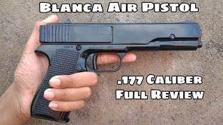 Blanca Sport Air Pistol 177 Caliber  Full Review [upl. by Erdnael]