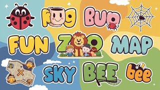 Basic English Words  English For Kids  Vocabulary For Kids  Spelling Bee [upl. by Brigitta]