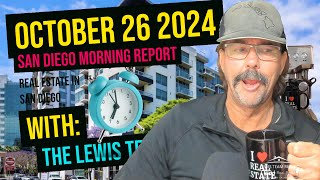 San Diego Real Estate Morning Report October 26 2024 [upl. by Atinot946]