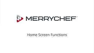 How to operate your Merrychef high speed oven Home Screen Functions [upl. by Deina577]