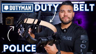 The Ultimate Leather Belt For Police Officers and Recruits DUTYMAN Police Belt Setup amp Unboxing [upl. by Stephenie]