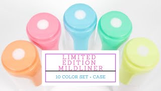 Limited Edition Mildliner Case  10 Color Set [upl. by Kevyn]