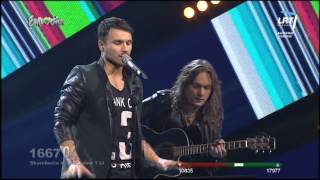 Vaidas Baumila quotAttentionquot  Lithuania in the Eurovision Song Contest 2014 [upl. by Laurinda]