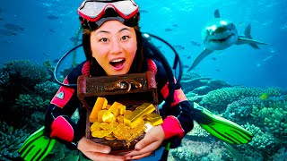 Scuba Diving for HIDDEN TREASURE PART 2 [upl. by Nad]