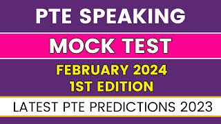 PTE Speaking Mock Test with Sample Answers  January 2024  Ambition Abroad [upl. by Nabla]