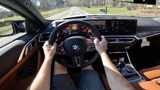 2024 BMW M4 Competition Convertible POV Drive Impressions and ASMR [upl. by Groscr]