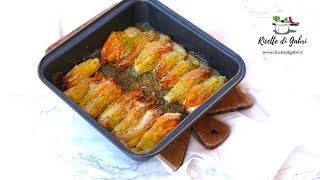 FIORI DI ZUCCA RIPIENI al FORNO Ricetta facile veloce e sfiziosa  RICETTE DI GABRI [upl. by Elwin]