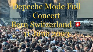 Depeche Mode live  11 June 2023 Bern Switzerland 🇨🇭 Full Concert Part 12 Memento Mori tour [upl. by Jobyna633]