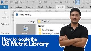 How to Locate the US Metric Library in Revit [upl. by Akinimod820]