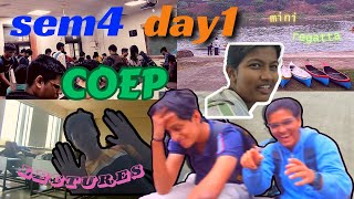 Sem 4 Day 1 BTech at COEP coep mhtcet2024 [upl. by Annayek]