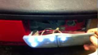 VW Golf MK3 front reflector removal with Bojo tool and Custom LED DRL Clever Products UK [upl. by Massey]