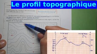 Le profil topographique [upl. by Ahsienel]