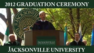 Jacksonville University Class of 2012 Graduation Ceremony tilt shift timelapse [upl. by Nosiaj]