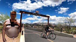 Rillito River Park walk from Campbell Avenue Trader Joes to Stone Avenue Tucson Mall Tucson AZ [upl. by Omixam]