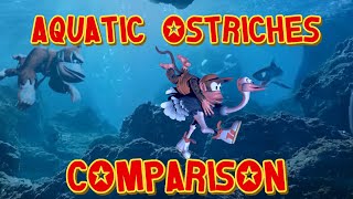 TSDN  Aquatic Ostriches Comparison [upl. by Niwdog]