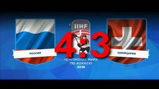 ЧМ2018ХОККЕЙ РОССИЯШВЕЙЦАРИЯ IIHF2018 [upl. by Lorn]