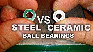 Steel VS Full Ceramic Bearings Friction Test [upl. by Kusin]