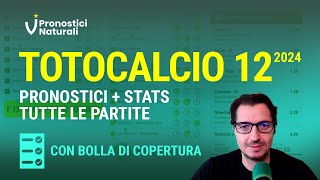 Totocalcio 12 Tutti i Pronostici  Bolla Copertura con Jackpot IL13 da 105000 euro [upl. by Moguel706]