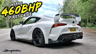 MY TUNED 460BHP STAGE 2 MKV TOYOTA SUPRA IS NUTS FIRST DRIVE [upl. by Osnofedli438]