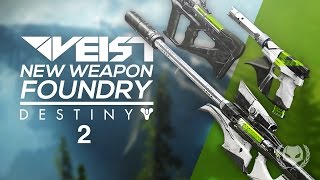 Destiny 2 New Weapon Foundry  Veist Suros Armor [upl. by Noyes]