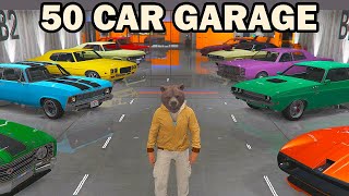 WOW THE NEW 50 CAR GARAGE IS HERE In GTA Online [upl. by Lemieux]