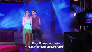 Violetta 2  Violetta e Diego cantam quotYo Soy Asíquot Legendado em Português [upl. by Idid]