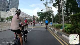 Car Free Sunday Singapore 2024 Full Route [upl. by Giliane]