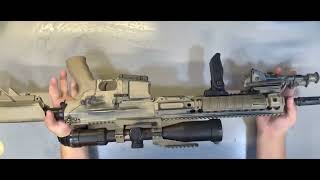 Airsoft DMR L129A1 British Sharpshooter Dave’s Custom Kit [upl. by Corb]