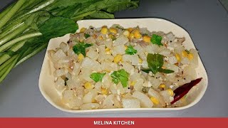 How to make Mullangi poriyal  குடலை பாதுகாக்கும் முள்ளங்கி  Mullangi poriyal  Melina Kitchen [upl. by Sherm]