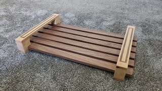 Wood Serving Tray Build [upl. by Eneli]