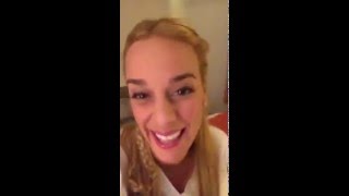 Asi fue como Lilian Tintori le anuncio el triunfo a familiares y amigos [upl. by Akenehs]