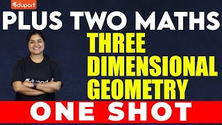 Plus Two Maths  Three Dimensional Geometry  One Shot  Eduport Plus Two [upl. by Alemak]