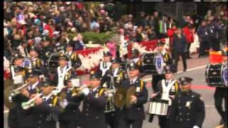 NYPD Band playing Space Battleship Yamato theme in Macys Parade 25 Nov 2010 [upl. by Halley]