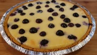 Easy Blueberry Cheesecake Recipe [upl. by Enilada]