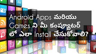 How to Install Android Apps on PC In Telugu [upl. by Kemble]