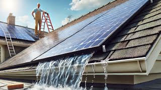 🌧️ How to Fix Roof Leaks Under Solar Panels Easy StepbyStep Guide 🏠💡 [upl. by Edouard]