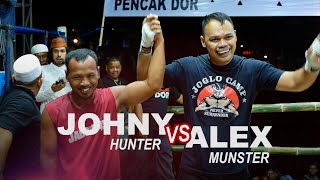 JOHNY Hunter VS ALEX Munster  Pencak Dor Lirboyo [upl. by Powe64]