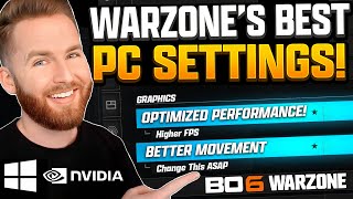 ULTIMATE PC SETTINGS GUIDE Best Settings For Warzone Graphics Controller Audio and More [upl. by Lladnek]