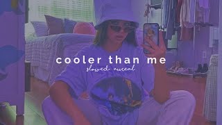 mike posner  cooler than me slowed  reverb [upl. by Sidnarb585]