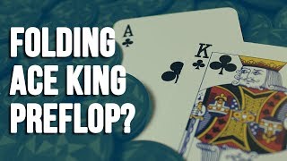 Should You Fold Ace King Preflop  SplitSuit [upl. by Eleira]