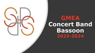 Bassoon Concert Band Etudes  GMEA 2023  2024 All State Band [upl. by Heti]