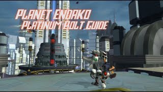 Ratchet amp Clank 2 Going Commando HD  Planet Endako Platinum Bolt Guide [upl. by Anattar524]