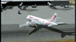 FSX Tunisair cancun tegu san jose [upl. by Ysdnyl]